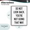 Stupell Industries Don't Look Back Motivational Framed Giclee, design by Lettered and Lined